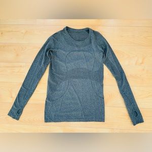 Lululemon Swiftly Tech Grey Long-Sleeve Top